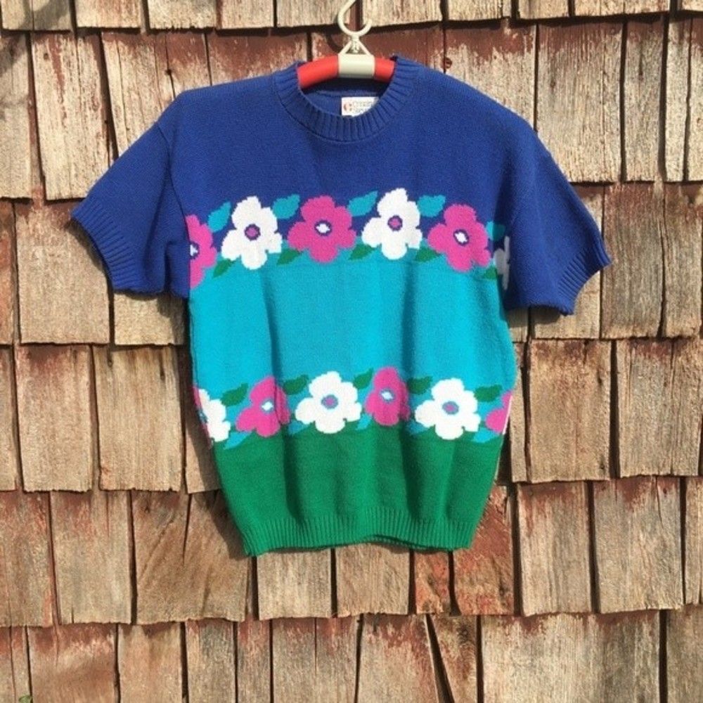 80’s Flower Power Sweater - Picture 8 of 8